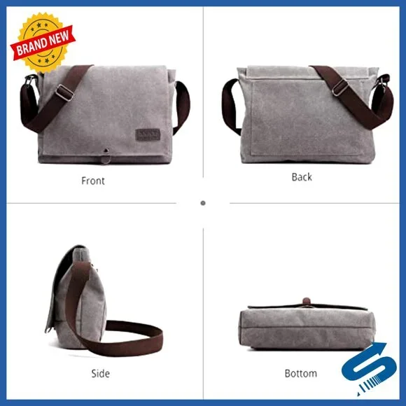 Vintage Canvas Crossbody Bag Shoulder Tote Casual Top Handle Messenger